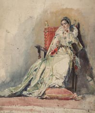 Dama leyendo una carta, de Alejandro Ferrant (Ansorena, 700 euros).