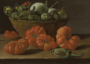 De Luis Melémdez, Still Life with Tomatoes a Bowl of Aubergines and Onions se vendió por 2.210.500 dólares en Sotheby's