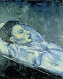 Pablo Picasso, Casagemas in his coffin, 1901 (Private collection; courtesy James Roundell, Pictoright Amsterdam 2010)