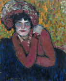 Pablo Picasso pinta en 1901 este Retrato de Margot (Waiting, Museu Picasso, Barcelona, Pictoright Amsterdam 2010)