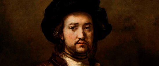 Detalle del Portrait of a Man with Arms Akimbo, 1658, de Rembrandt