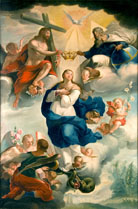José Camarón y Bonanat, Inmaculada Concepción coronada por la Santísima Trinidad. López de Aragón