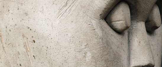 Detalle de Itziar, de Jorge Oteiza. Subastas Bilbao XXI