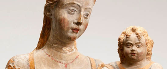 Detalle de la Virgen de Bellpuig. Balcli's