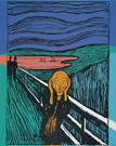 De Andy Warhol, Sotheby’s Londres vendió por 283.250 libras, una serigrafía de 1984 versionando El grito, de Edvard Munch