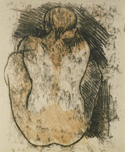 El monotipo Mujer de Tahití sentada de espaldas, de Paul Gauguin, de hacia 1901-1902, alcanzó los 577.250 libras en Sotheby's Londres