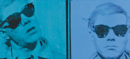 Detalle del Self-Portrait de 1964 de Andy Warhol. Christie's