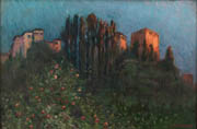 El Estado compró por 5.000 euros en Arte. Información y Gestión, la atractiva Vista nocturna de la Alhambra del gibraltareño Gustavo Bacarisas