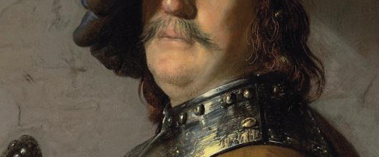 Detalle de A Bust of a Man in a Gorget and Cap, de Rembrandt van Rijn. Christie's Londres