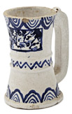 Jarra esmaltada de Els Quatre Cats, hacia 1897. Balclis
