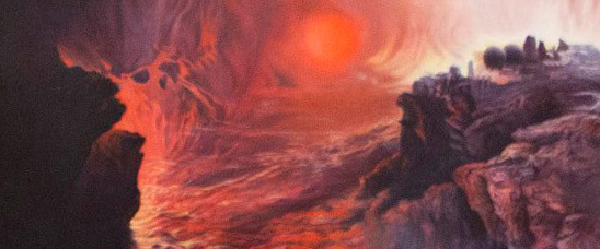 Detalle de The tragic conversion of Salvador Dalí (After John Martin), 1998, de Glenn Brown, vendido en Sotheby's por más del doble de la estimación más alta, 5.193.250 libras (6.494.688 euros)