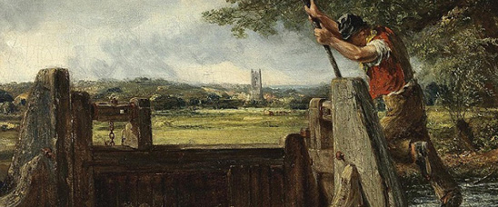 Detalle de The Lock, el cuadro de John Constable vendido por la Baronesa Thyssen en Christie's