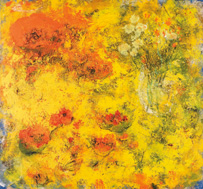 Potirons avec bouquet de fleurs 2, 1998, de Miquel Barceló se vendió en Sotheby's por 397.250 libras
