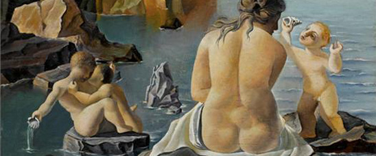 A detaill from an early work by Salvador Dalí which exceeded its lower estimate with a final price of €1,7 million at Koller