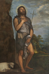 San Juan Bautista de Tiziano del Museo del Prado tras su reciente restauración