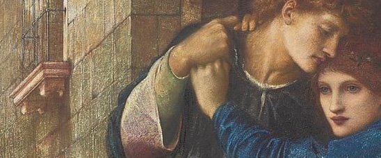 Detail from Love among the Ruins by Edward Coley Burne-Jones, 1873; at Christie’s in July is expected to realise £3 million to £5 million