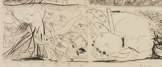 picasso, sueño y mentira de franco, goya subastas