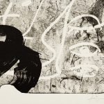 Antoni Tapies, Improvisation, 1987, signature