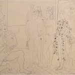 Pablo Picasso, Les trois femmes et le torero, 1954