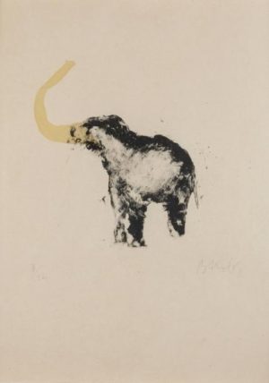 Miquel Barcelo, Bestiaire, 1990, as an elephant