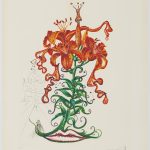 Salvador Dalí. Surrealistic Flowers or Florals, 1972, 4 complete