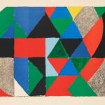 Sonia Delaunay. Composition horizontale, ca. 1975