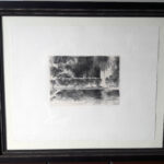 Carmen Laffón, Estanque (Pond), framed