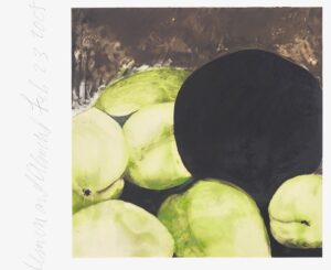 Donald Sultan, Black Lemons and Almonds, 2005, detail
