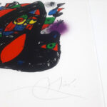 Joan Miro, 1255, from Joan Miró lithographs IV, 1981, signature