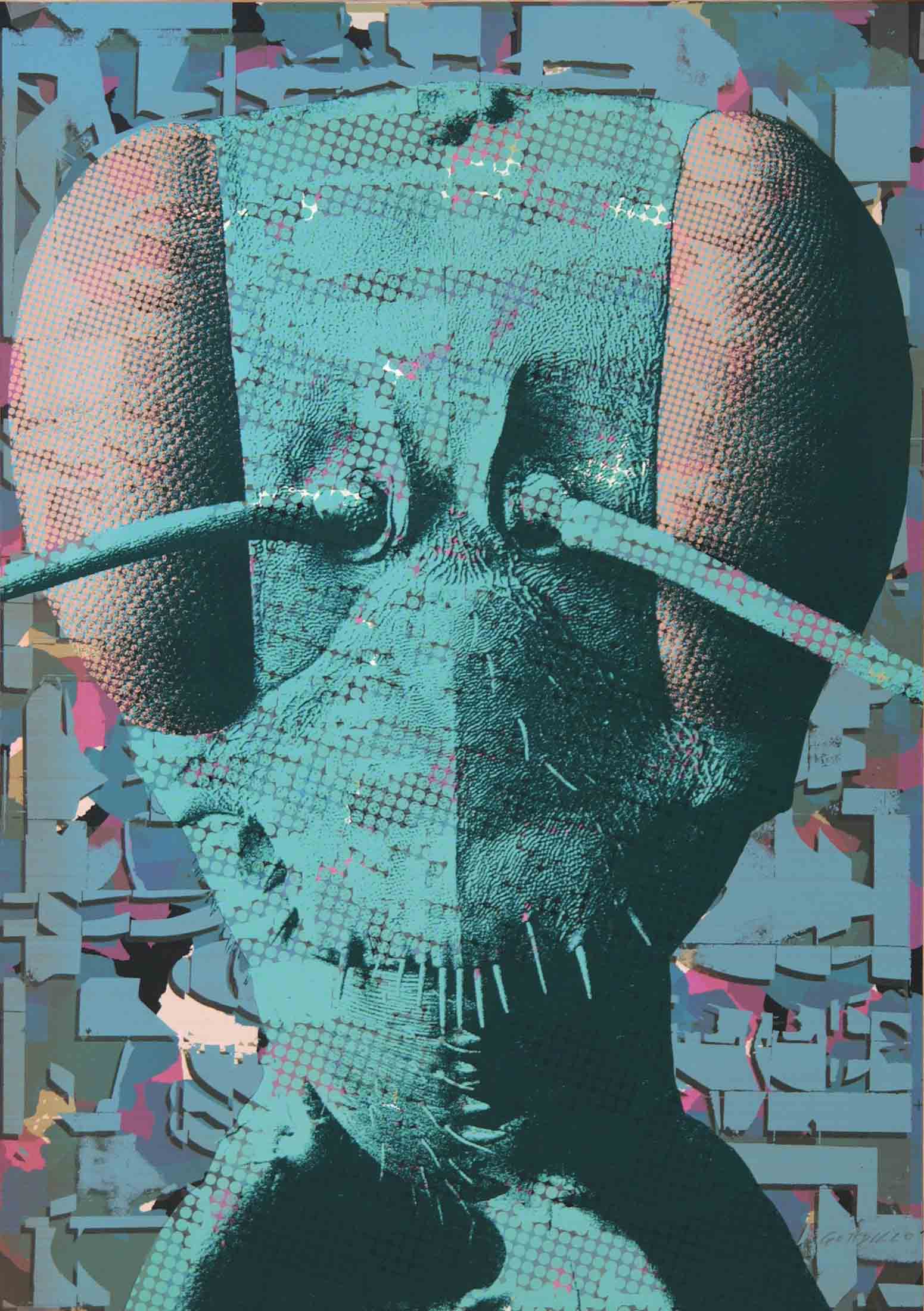 Luis Gordillo, Monotype 003T 3R, Ant, 2009-2010