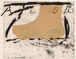 Antoni Tàpies, Pied et lettres, 1976
