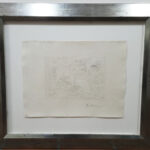 Pablo Picasso, Le repos du sculpteur devant un centaure et une femme, 1933, framed