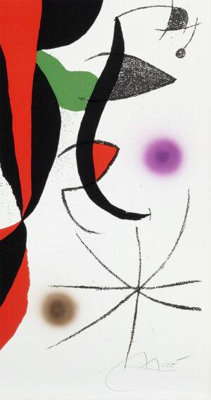 Joan Miró, Oda a Joan Miró, 1973, detail 1