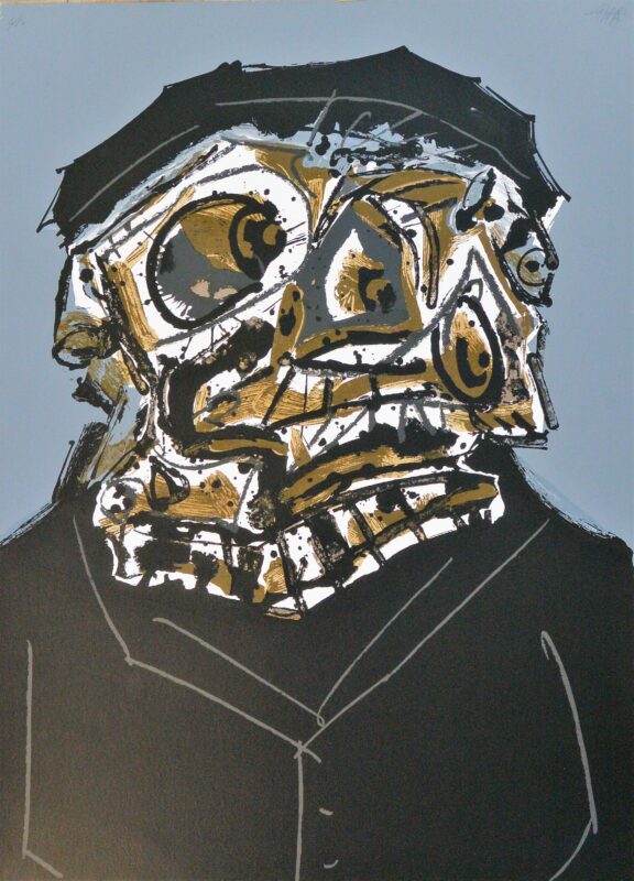 Antonio Saura, Rembrandt 2, 1973 Antonio Saura, Rembrandt 2, 1973