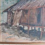 Juvenal Sanso, Bahay kubo, 1951, detail 2