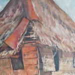 Juvenal Sanso, Bahay kubo, 1951, detail 4