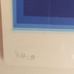 José María Yturralde, Preludio, 1998, signature and date