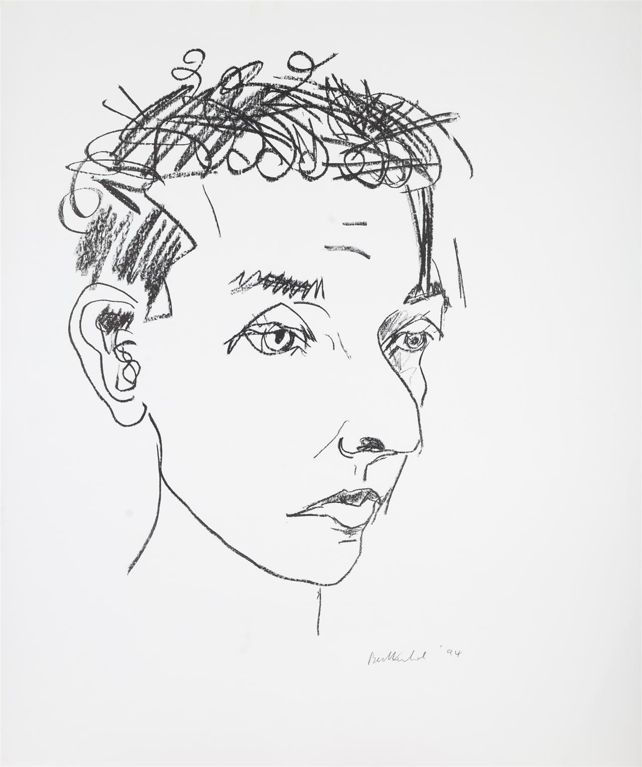 Stephan Balkenhol, Großer Kopf, 1994 Stephan Balkenhol, Großer Kopf, 1994