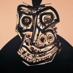 De Antonio Saura, cromolitografía titulada Retrato de Felipe II, de 1991, procedente de la colección El Museo del Prado visto por doce artistas contemporáneos