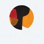 De Gerardo Rueda, aguafuerte y aguatinta a la resina titulado Perfiles, siluetas y límites IV, de 1991, procedente de la colección El Museo del Prado visto por doce artistas contemporáneos