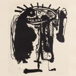 Antonio Saura, Ciscurrutaca, plancha 6 de Pintiquiniestras, 1959