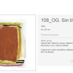 José Guerrero, Sin título I, 1990, num 108, catalogue