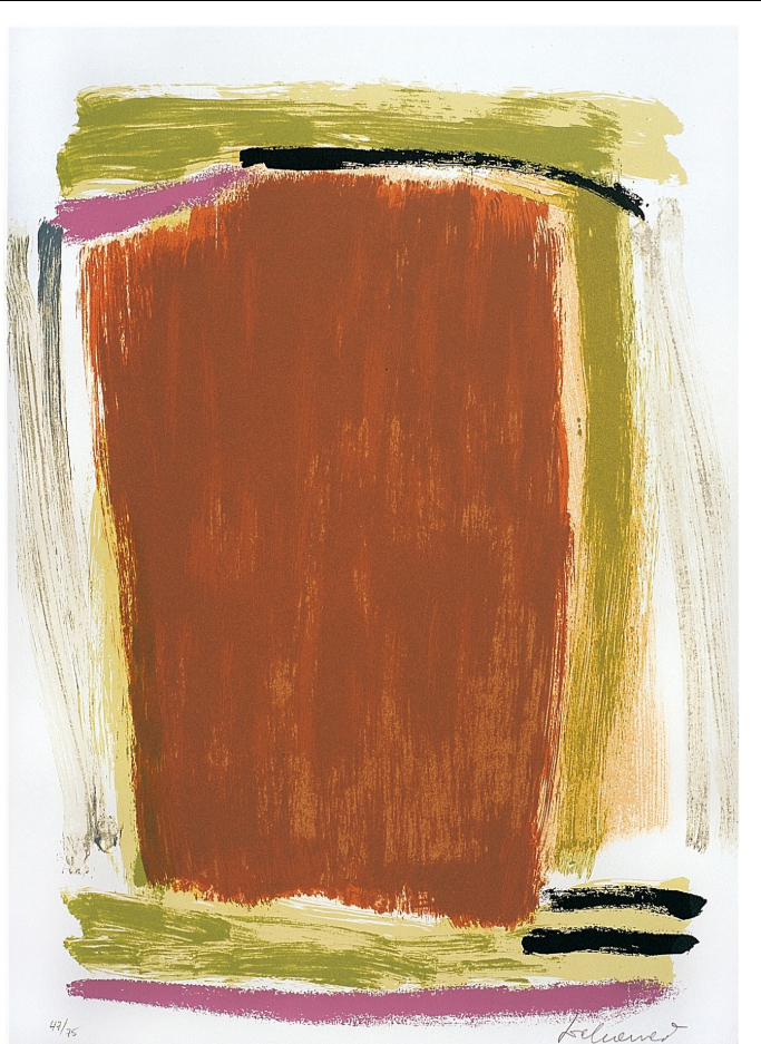 José Guerrero, Sin título I, 1990, num 108 José Guerrero, Sin título I, 1990, num 108