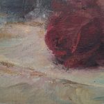Carmen Laffón, Rosa roja, 1978, detalle 1