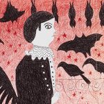Antonio Ballester Moreno, Pareja con pájaros, 2008, detalle 3